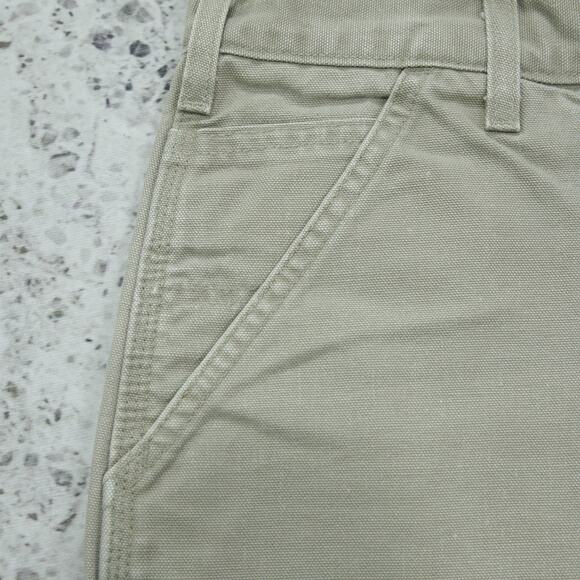 Vintage Y2K Carhartt B25 DES Desert Tan Carpenter Shorts 33x8.35 - Picture 9 of 13